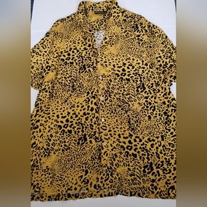 No boundaries cheetah blouse